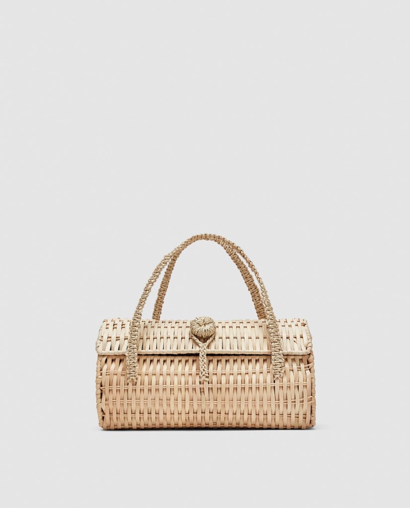 Sac à Main En Osier Lulu Guinness - Style Pochette à Cordon, Multicolore, Neuf Sans étiquette