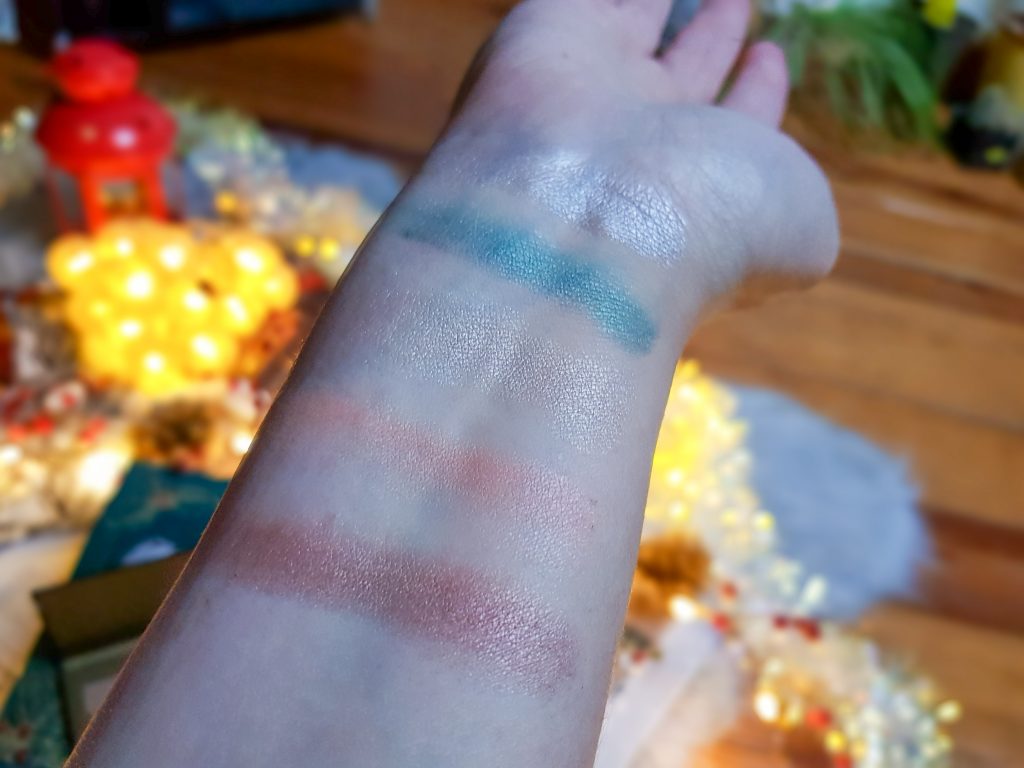 swatches palette maquillage Sparkling Winter Colorisi