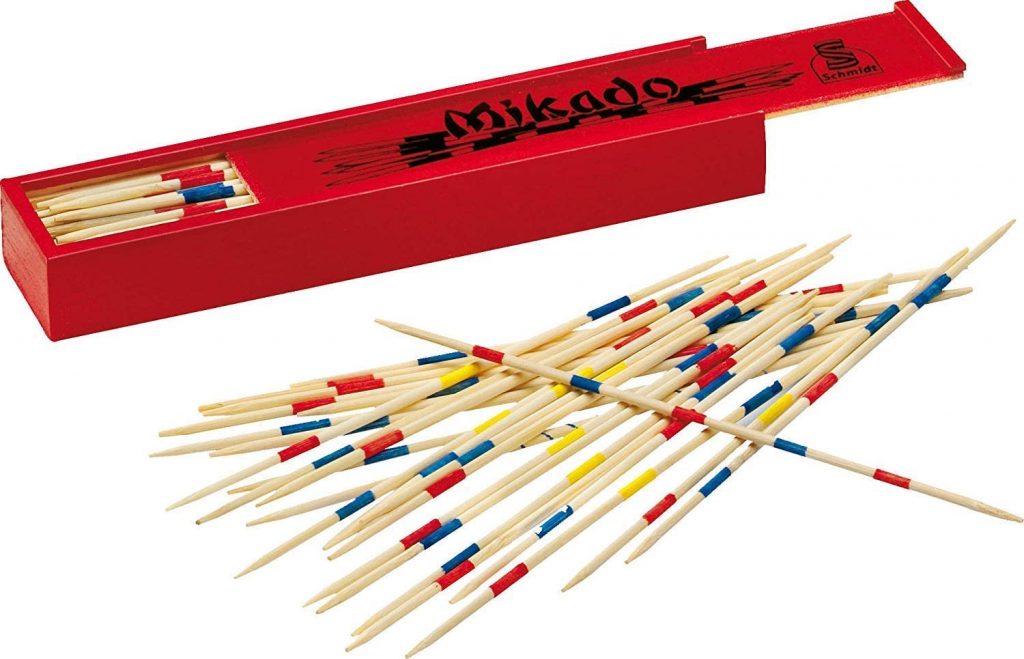 Mikado Flypop's En Bois – Jeu D'adresse 41 Bâtonnets, 2 à 6 Joueurs, Dès 4 Ans, Voyage Et Famille