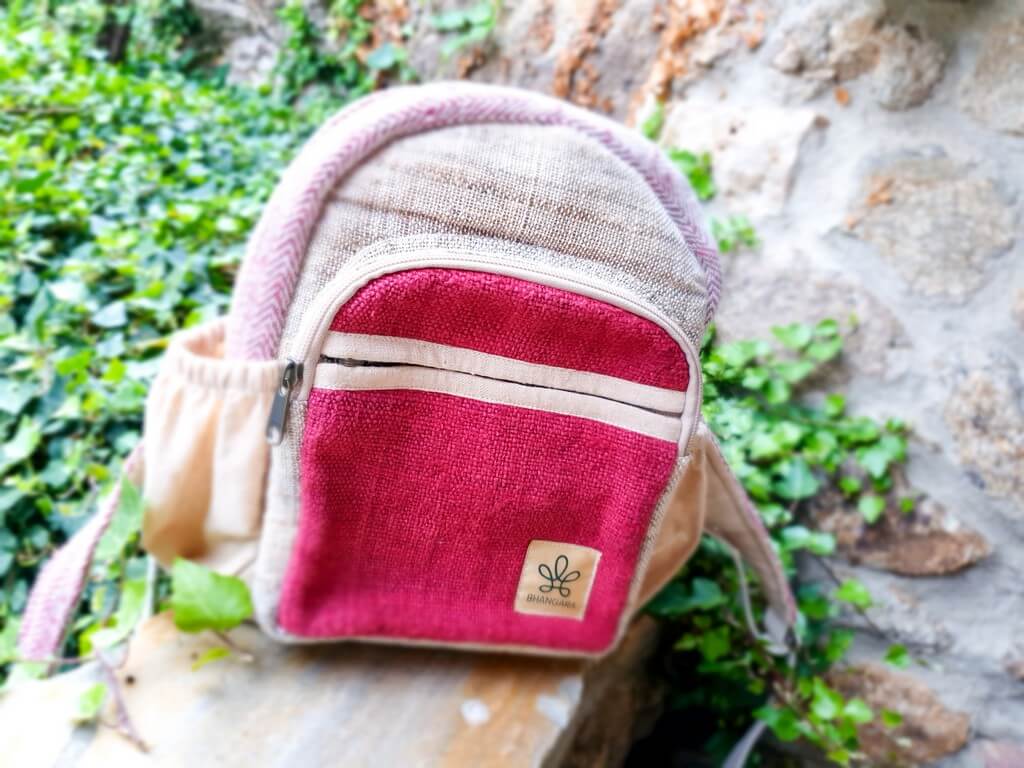 Lot De 6 Sacs à Dos En Chanvre De L'Himalaya - Style Boho, Festival, Hippie - Fabriqué Au Népal
