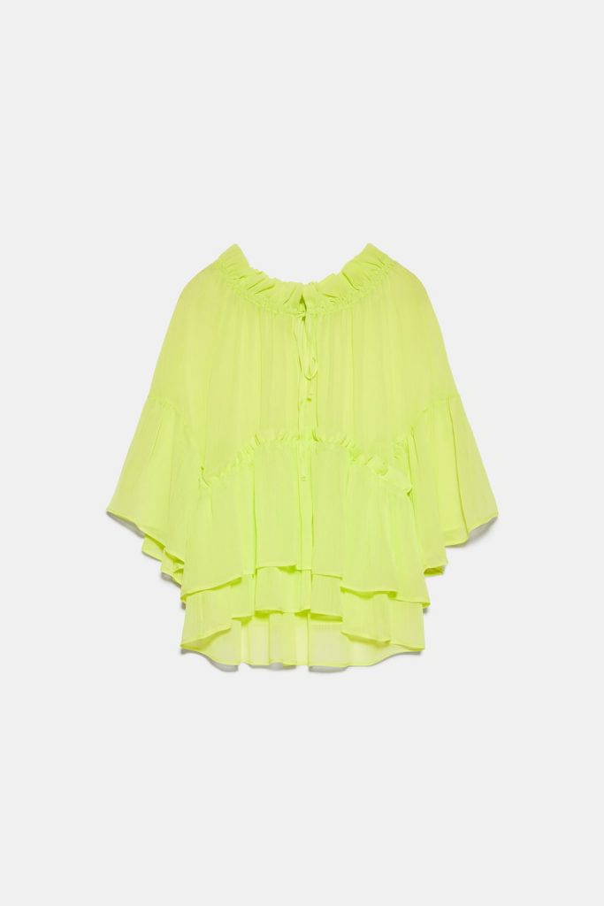 blouse fluo Zara