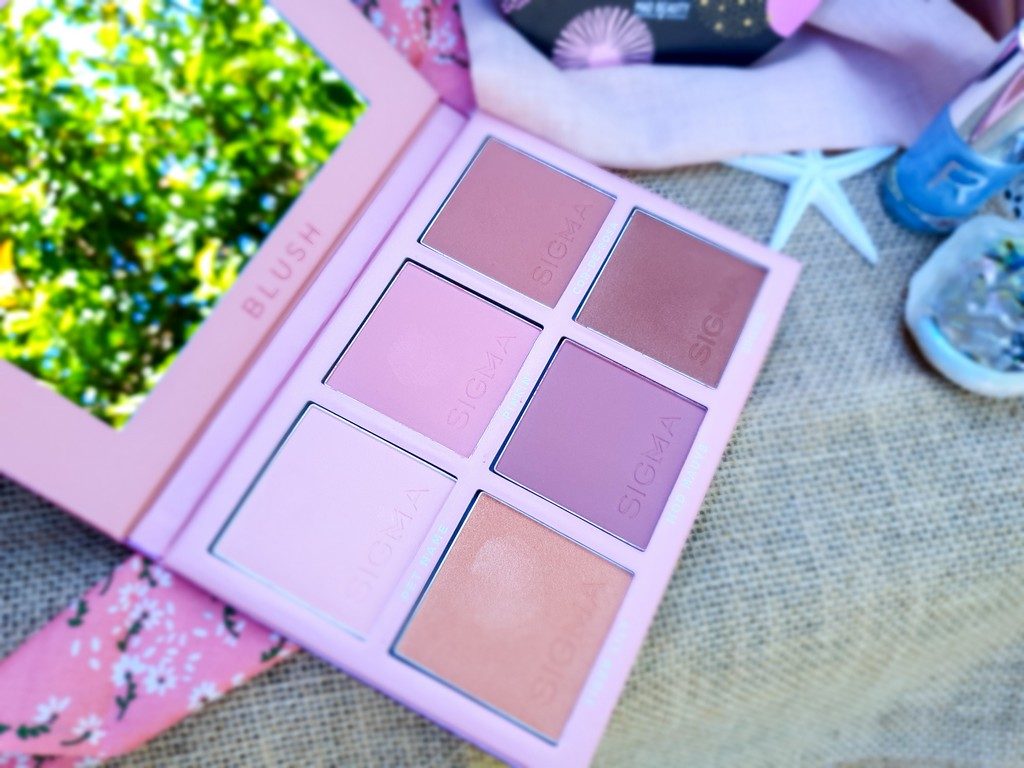 sélection maquillage de princesse : palette blush Sigma Beauty