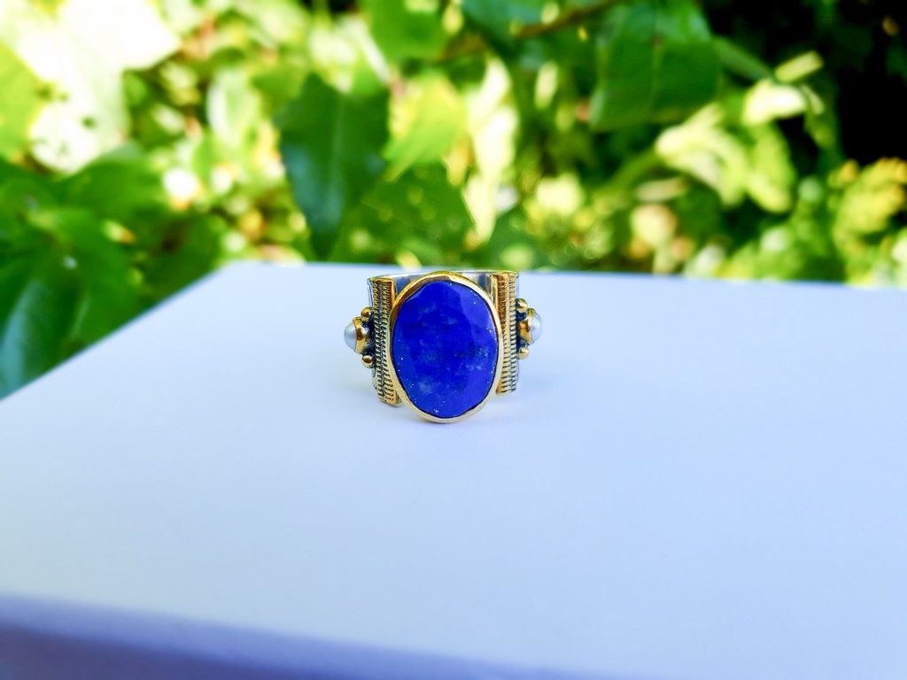 bague anneau lapis lazuli Canyon