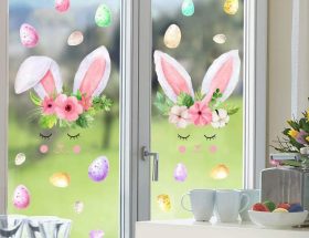autocollants de Pâques pour fenêtre