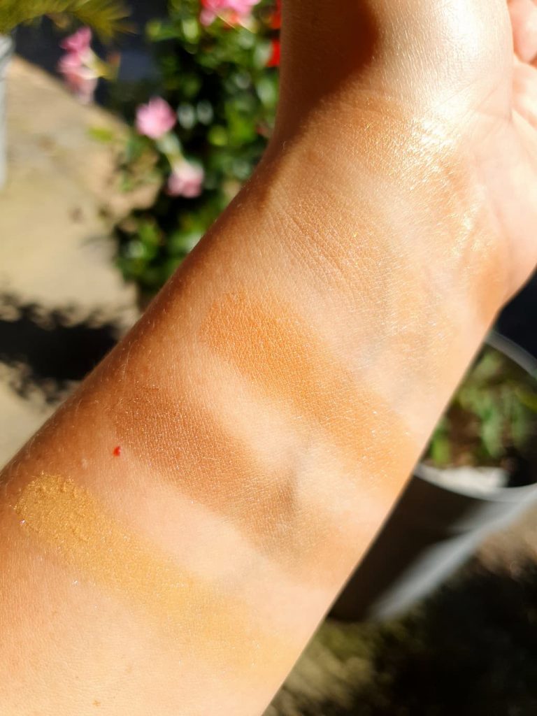 swatches palette 5 Couleurs Coutire Summer Dune Dior