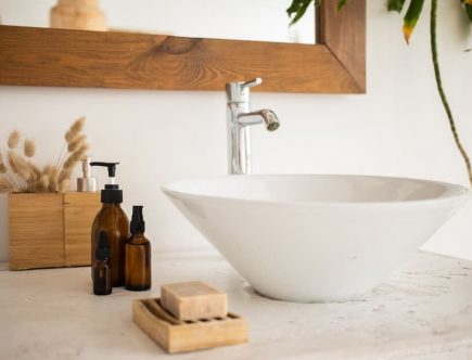 salle de bain épurée
