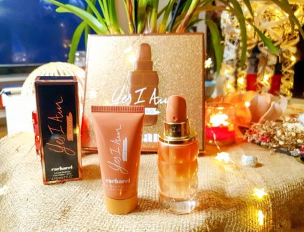 présentation coffret cadeau parfum Yes I Am Glorious Cacharel
