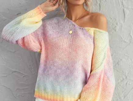 pull arc en ciel Shein