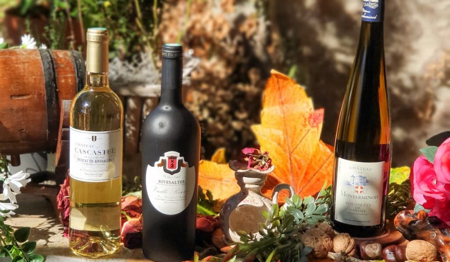 sélection de vins doux pour l'automne