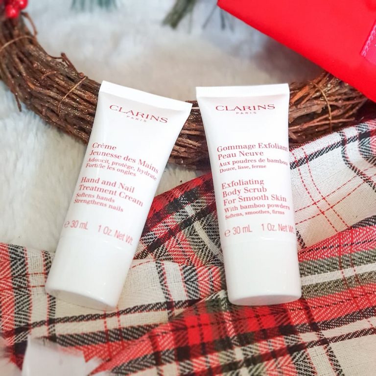Pochette De Maquillage Clarins Pailletée - Neuf, Couleur Beige, Idéale Pour Cadeau