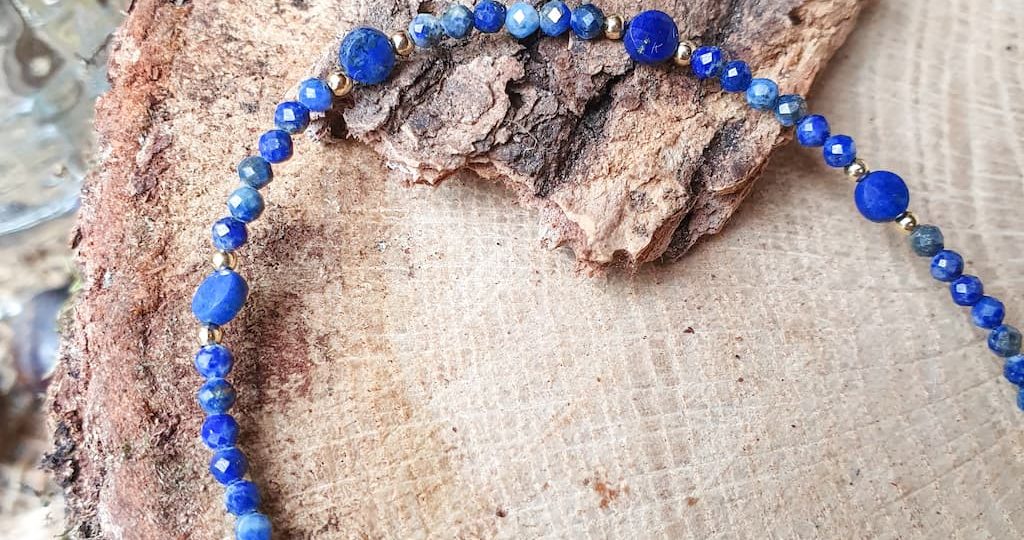 bracelet en lapis lazuli