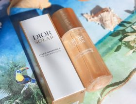 L'Huile Sublimatrice qui laisse un voile satiné sur la peau de Dior Solar