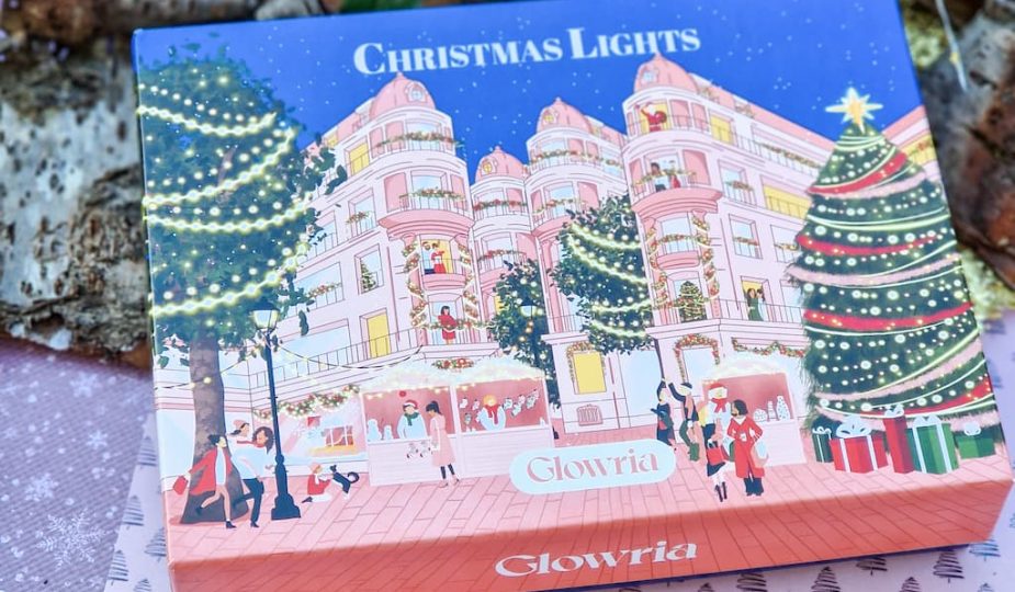 Le contenu de la box beauté Glowria décembre 2023 Christmas Lights