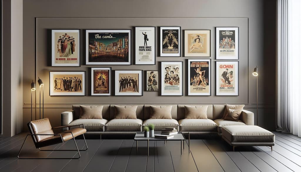 L'art des affiches et la décoration intérieure