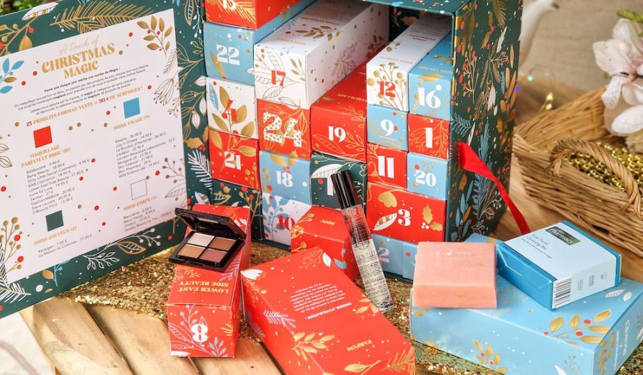 Le beau et généreux calendrier de l'avent Glowria