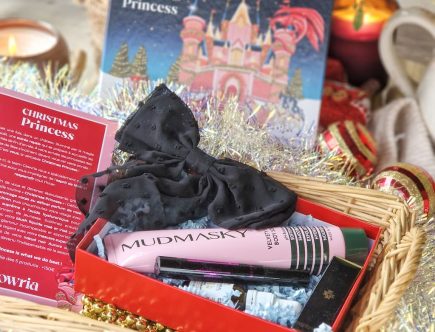 La routine Christmas Princess Glowria box décembre 2024