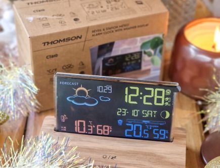 Mon réveil station météo Thomson au design ultra tendance