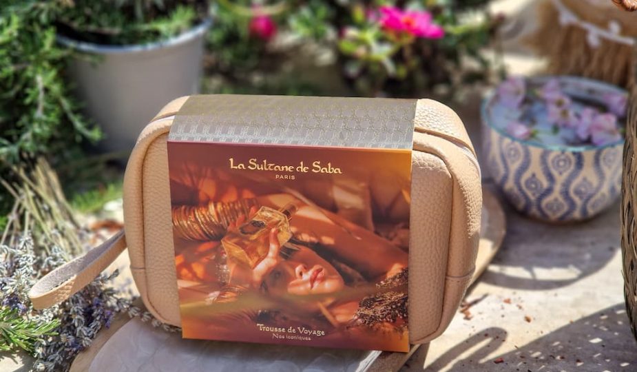 Nos Iconiques La Sultane de Saba la trousse essentielle à emporter partout avec nous