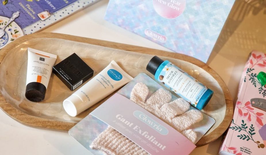 La box beauté New Year New Glow de Glowria la routine parfaite pour démarrer l’année en beauté