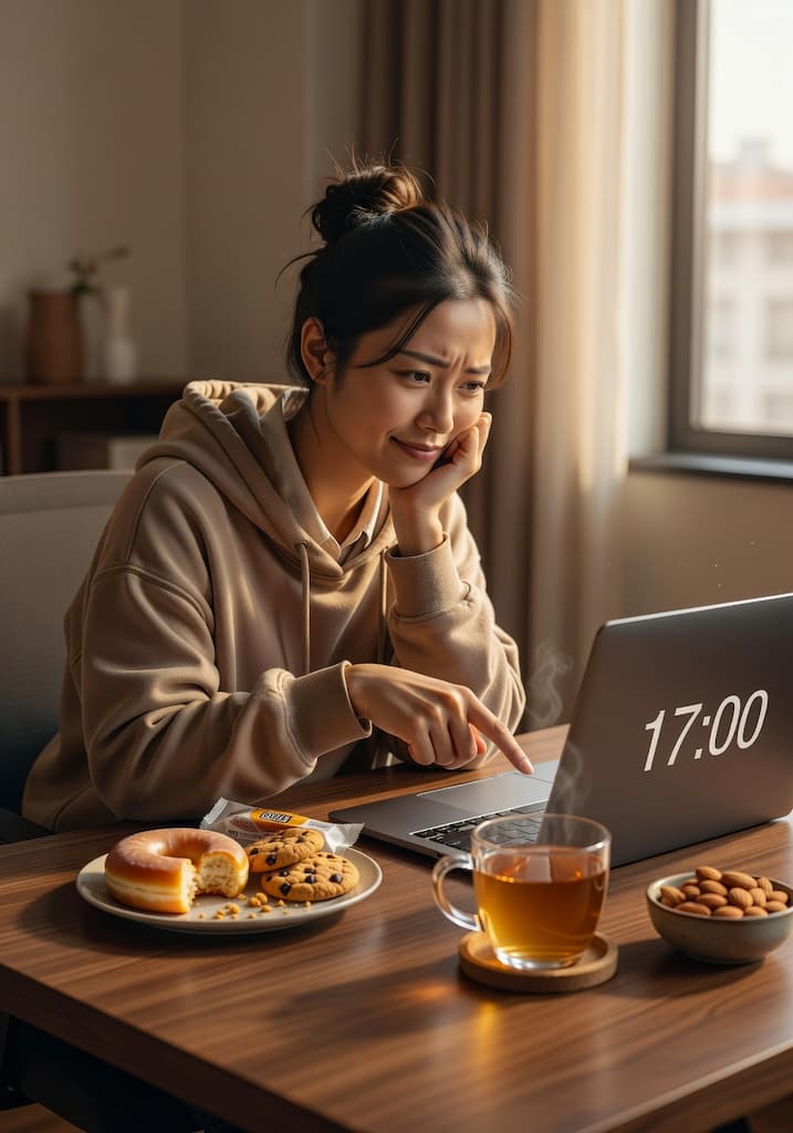 Faim à 17h comment survivre au creux de l'aprem sans dévaliser le placard à gâteaux