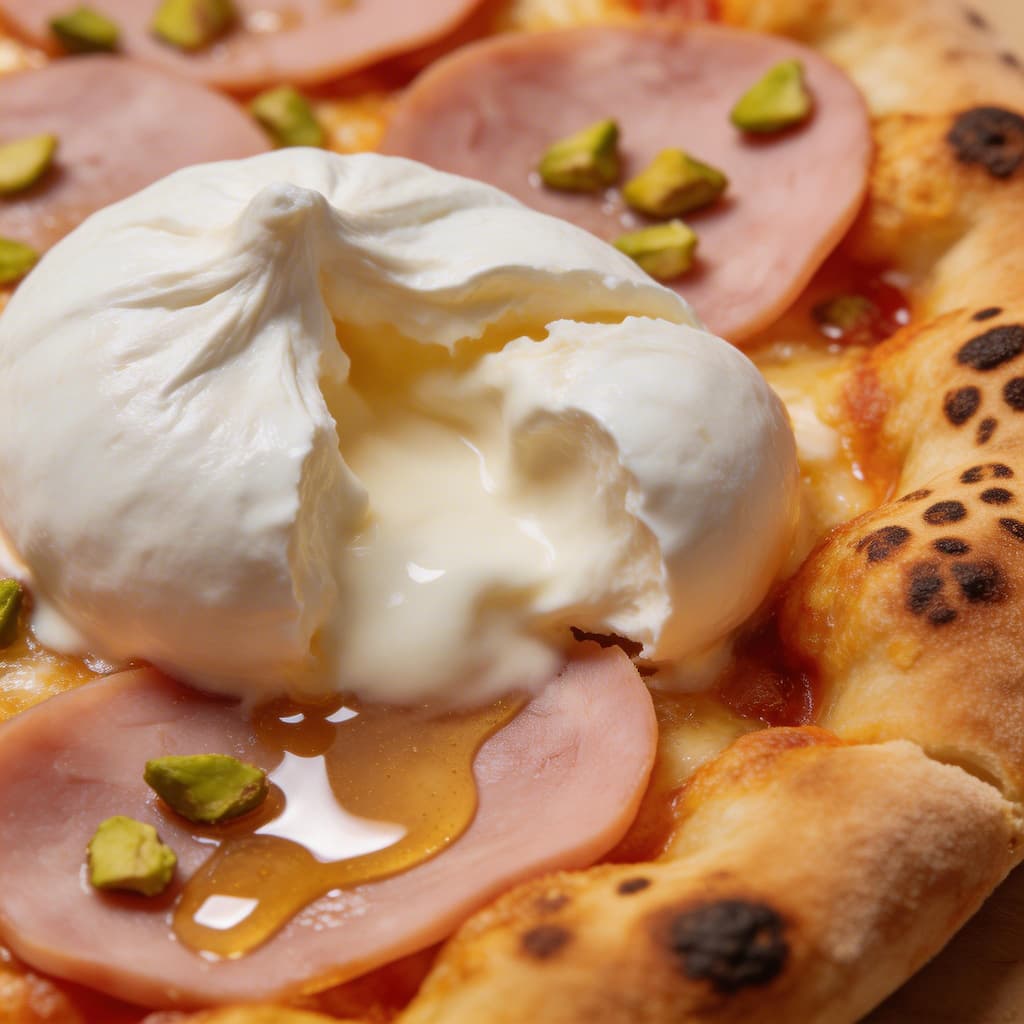pizza avec burrata