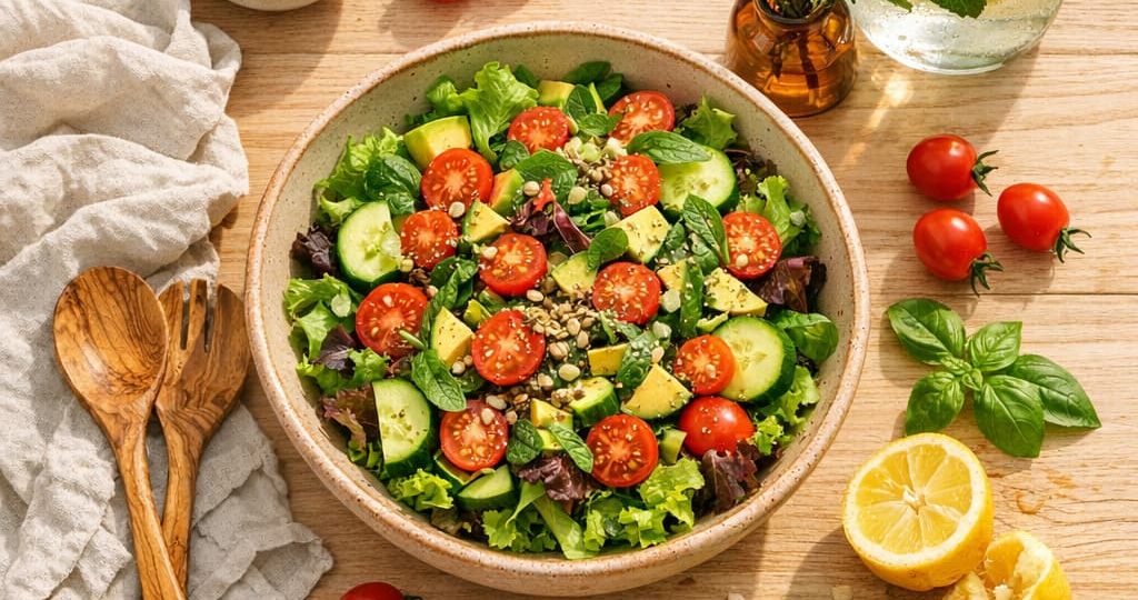 recettes sans cuisson été salade fraîche cuisine facile