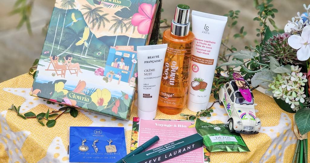 Glowria mai 2026 soleil, noix de coco et ambiance tropicale avec la sublime box Voyage à Rio