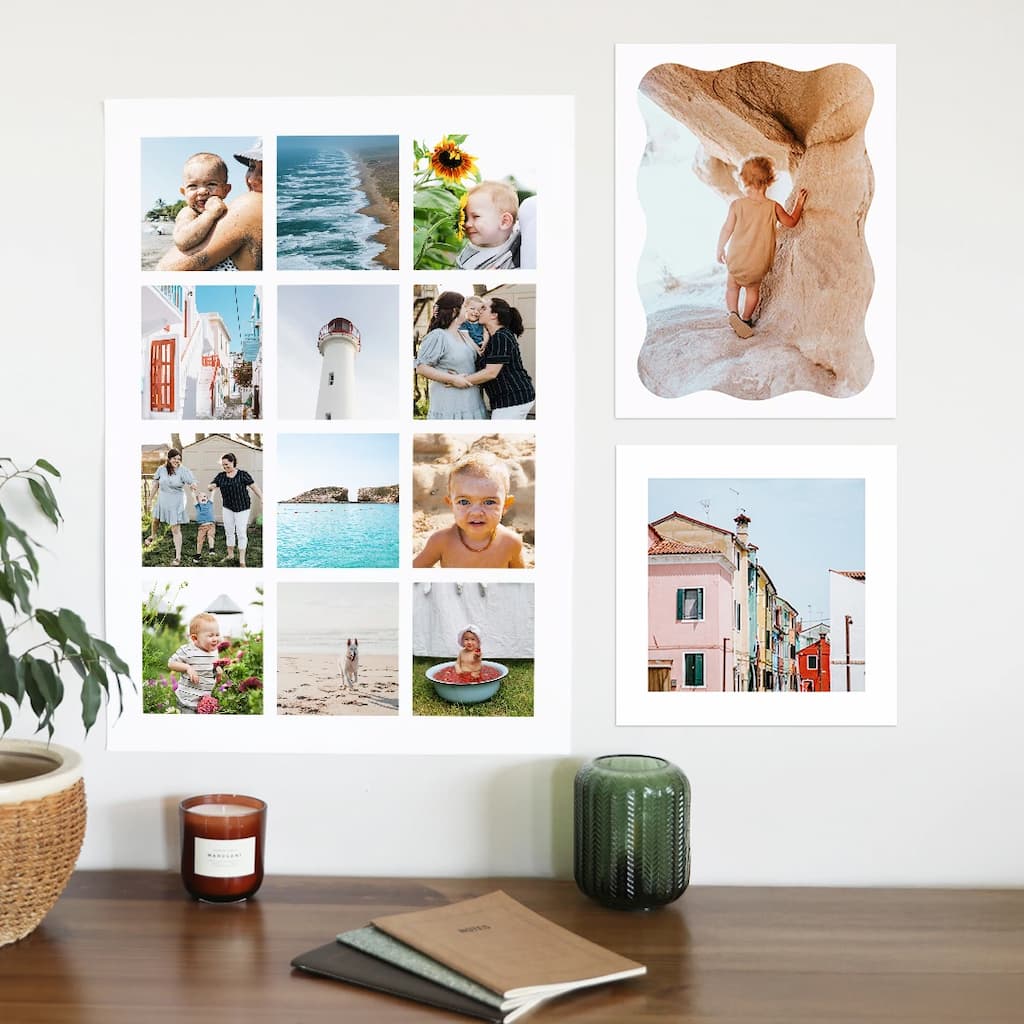 décorer avec des photos posters