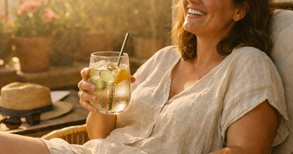 femme profitant de l'été
