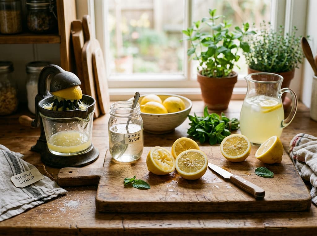 sirop pour limonade
