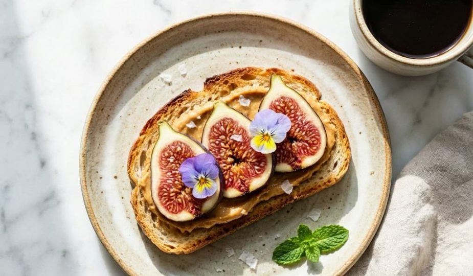 petit déjeuner beurre de cacahuète