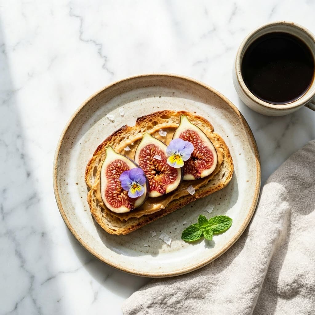 petit déjeuner beurre de cacahuète