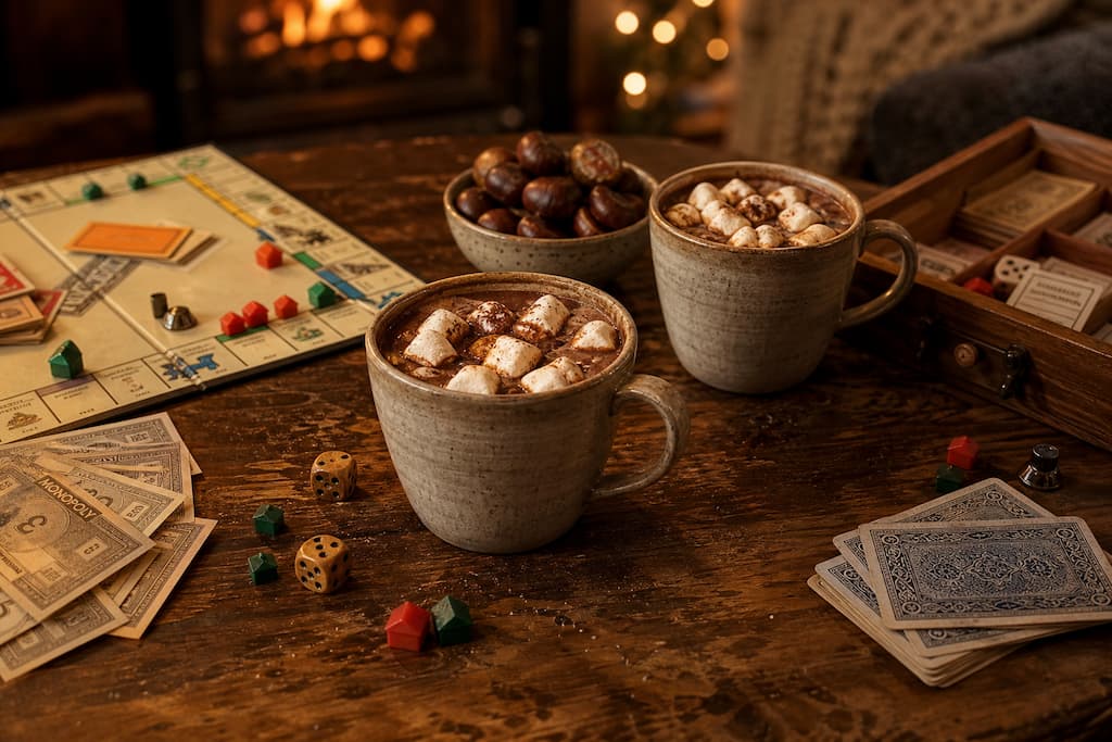 jeux de société & chocolat chaud